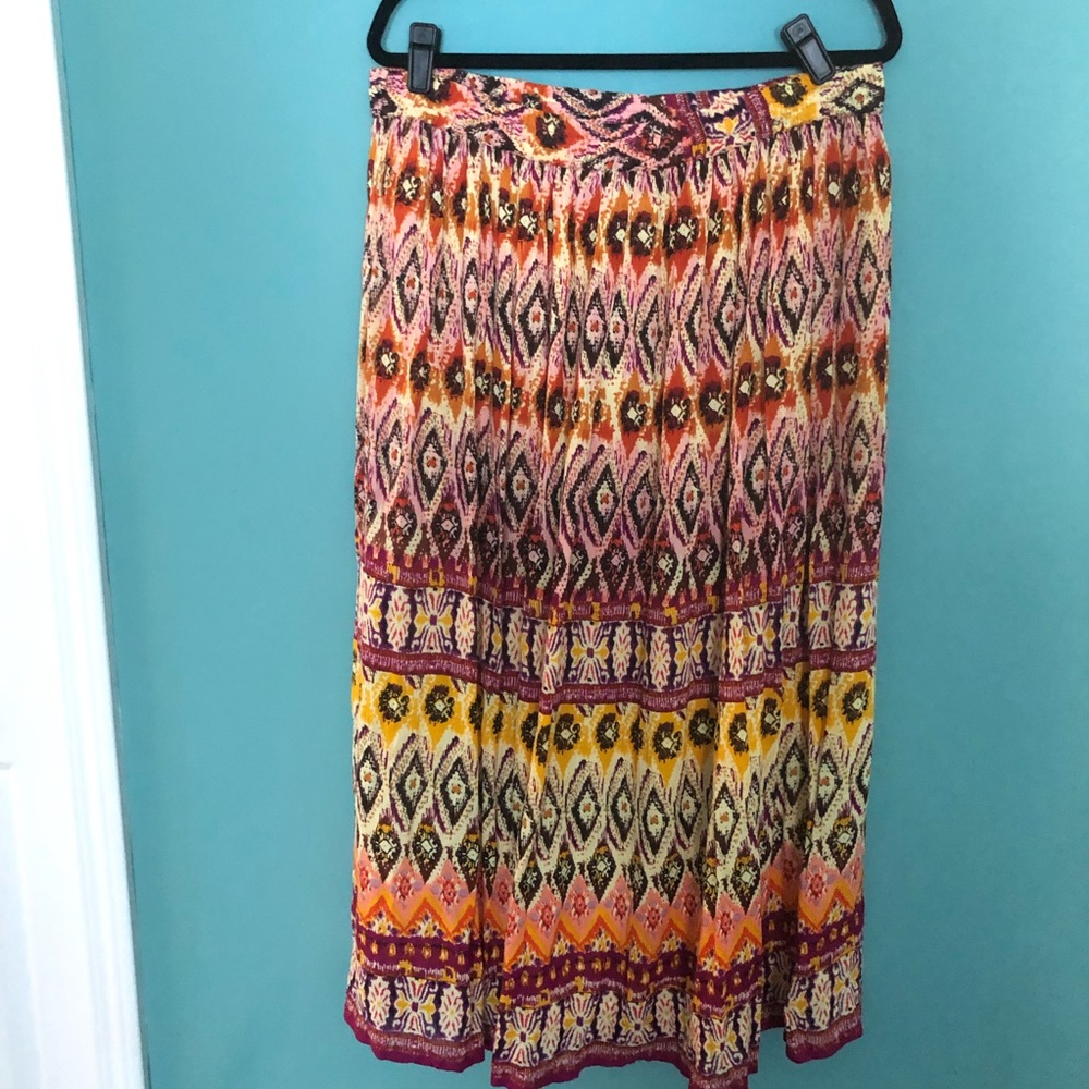 Chaudry KC Boho Indian Gauze Maxi Skirt XXL